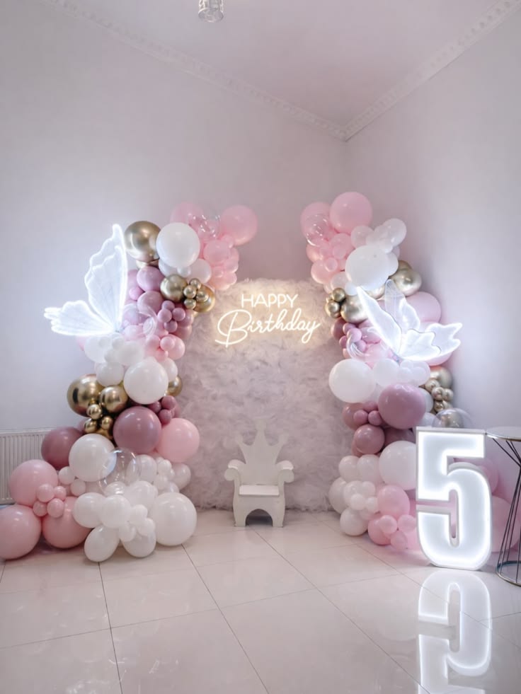 Rose Gold Radiance setup by Aureon Events